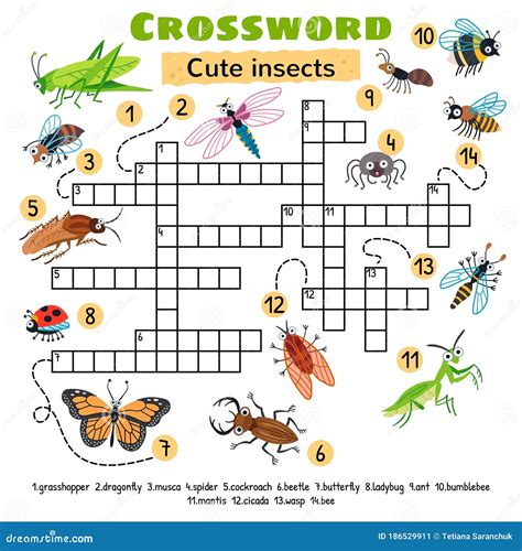 crossword clue insect